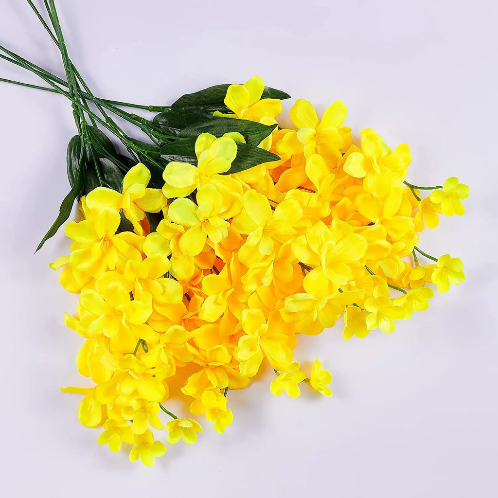 10PCS Artificial Orchid Stems Bulk – Butterfly Orchid Long Stem Faux Flowers